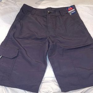 Boys black shorts with adjustable waistband